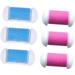 6pcs Electric Remover Electric Grinders Foot Removal Roller Replacement Roller Refill Heads Electric Remover Foot Care Tools Pedicure Accessories Scrubber Electronic