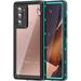 WIFORT for Samsung Galaxy Note 20 Ultra Waterproof Case Built-in Screen Protector Water Resistant Cover Protective Drop Protection Hard Shockproof Full Body Case for Samsung Note 20 Ultra 5G Teal