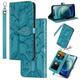 Samsung S20 Plus Case Galaxy S20 Plus Wallet Case Magnetic Closure Embossed Tree Premium PU Leather [Kickstand] [Card Slots] [Wrist Strap] Phone Cover For Samsung Galaxy S20 Plus Blue