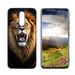 Majestic-lion-roars-1 phone case for LG Xpression Plus 2 for Women Men Gifts Flexible Painting silicone Shockproof - Phone Cover for LG Xpression Plus 2