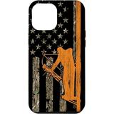 iPhone 12 Pro Max Bow Hunting Tree Stand Deer Hunter American Flag Camouflage Case