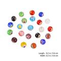 Thousand Flowers Glass Beads Charm Necklace Vases in Bulk 200 Pcs Gemstone Crystal Bracelet Necklaces