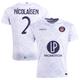 "Toulouse Football Club Craft Third Shirt 2023-24 - Kids with Nicolaisen 2 Europa League printing"