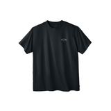 Men's Big & Tall Billabong double logo tee by Billabong in Black (Size 3XL)