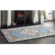Exquisite Handmade Shensi Blue Wool Rug - Traditional Chinese Style Home Decor