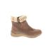 Baretraps Ankle Boots: Brown Solid Shoes - Women's Size 9 1/2 - Round Toe