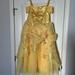 Disney Costumes | Disney Belle Costume Dress Girl’s Size 13 | Color: Gold | Size: 13