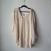Free People Dresses | Free People Beaded Cape Dress | Color: Cream/White | Size: L