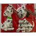 Disney Accessories | Disney Target Exclusive 101 Dalmatians Zipper Pulls Set New 1 1/2" Silicone | Color: Black/White | Size: 1.5"