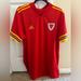 Adidas Shirts | Adidas Men’s Wales National Soccer Team Jersey Sz L | Color: Red/Yellow | Size: L