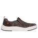 Skechers Men's Relaxed Fit: Rosser - Kelson Sneaker | Size 9.5 | Brown | Textile/Leather