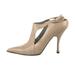 Gucci Shoes | Gucci Leather T-Strap Pumps 7 Authentic | Color: Cream | Size: 7