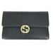 Gucci Bags | Gucci Interlocking G Chain Wallet 2way Clutch Long Wallet Shoulder Bag | Color: Black/Gold | Size: W7.3h4.5inch