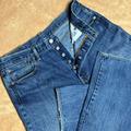 Levi's Jeans | Levi’s 501 Blue Straight Leg Button Up Vintage Denim Jeans Size 34x36 | Color: Blue | Size: 34