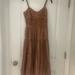 J. Crew Dresses | J Crew Derby Pretty Woman Smocked Brown White Polka Dot Fit Flare Dress Size 6 | Color: Brown | Size: 6