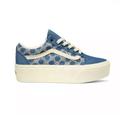 Vans Shoes | New Vans Old Skool Stacked Denim Mix Blue White Platform Sneakers | Color: Blue/White | Size: 6.5