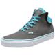 Vans U AUTHENTIC HI 2 PEWTER/SCUBA BL VUC190T, Unisex-Erwachsene Sneaker, Grau (pewter/scuba blue), EU 36.5 (US 5)