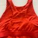 Athleta Tops | Athleta Conscious Crop (Large) | Color: Orange/Red | Size: L