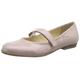 s.Oliver Mädchen 42406 Geschlossene Ballerinas, Beige (Nature/Gold 394), 36