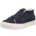 Vans SK8 Mid SF (SK8 Mid SF Vulc) VJLC0JM, Unisex - Erwachsene Sneaker, blau, (fleece/navy/burnt orange), EU 44, (US 10 1/2), (UK 9 1/2)