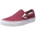 Vans U Classic Slip-ON (Vintage) Biking VUC48XL, Unisex-Erwachsene Sneaker, Rot ((Vintage) Biking red Checker), EU 40.5 (US 8)