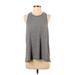 Gap Fit Active Tank Top: Gray Color Block Activewear - Women's Size Small