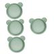 Abaodam 4pcs Hourglass Toy Sand Shell Strainer Sand Sifter Beach Sifter Beach Sand Sieves Garden Sieve Soil Sifter Filter Sieves Toys for Beach Portable Silica Gel Valve Child