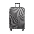 PASPRT Carry On Luggage Expandable Luggage Hard Case Luggage Double Zipper Suitcase Aluminum Trolley Luggage Portable Carry-on Luggage (Light Blue 20 in)