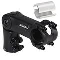 Satori UP3 Bike Bicycle Riser Extension Adjustable Handlebar Stem 90mm x 31.8mm or 25.4mm with Included Shim - Great for Mountain Bike & Road Bike - 3D Forged Alloy