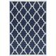 e-Rugs Contemporary Moda Trellis Geometric Patterned Flatweave Area Floor Runners, Blue - 60 x 180cm