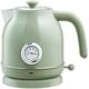 Kettles,1.7L Stainless Inner Lid Kettle 1800W Cordless Tea Kettle,Fast Boiling Hot Water Kettle with Auto Shut Offwith Boil Dry Protection,Double Walled Insulation with/Green vision
