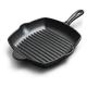 BAOAOYY Wok Pan Pan Square Cast Iron Baking Dish A Pre-Seasoned Baking Pan That Drains Fat Easily for Grilling Bacon Steak and Meat Baking Pans