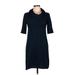 Derek Heart Casual Dress - Sweater Dress: Blue Dresses - Women's Size Large