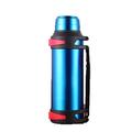 Thermos Cup 1200-4000ML Large Bottle Vacuum Flasks Stainless Steel Hydro Insulated Water Thermal Cup with Strap 48 Hours Insalation Thermos Flask Cup (Color : 4000ML, Size : 1 PCS Black)