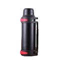 Thermos Cup 1200-4000ML Large Bottle Vacuum Flasks Stainless Steel Hydro Insulated Water Thermal Cup with Strap 48 Hours Insalation Thermos Flask Cup (Color : 3000ML, Size : 1 PCS Black)