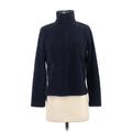 Banana Republic Factory Store Fleece Jacket: Short Blue Print Jackets & Outerwear - Women's Size X-Small