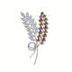 Brooch Pins for Women Fashion, Elegant Leaf Corsage Brooches Jewelry for Women Fashion Pearl Costume Broaches and Pins