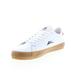 Lakai Newport, Skate Shoes, White/Gum Leather, 6 UK
