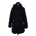 MNG Coat: Mid-Length Blue Print Jackets & Outerwear - Women's Size X-Small