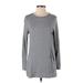 J.Jill Long Sleeve T-Shirt: Gray Tops - Women's Size Small