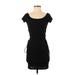 Topshop Casual Dress - Mini: Black Dresses - Women's Size 4