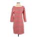 Tommy Hilfiger Casual Dress: Red Stripes Dresses - Women's Size Small