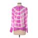 J.Crew Long Sleeve Blouse: Pink Tie-dye Tops - Women's Size Small