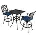 2 - Person Square Outdoor Dining Set with Cushions