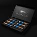 Senken Knives 6-Piece Damascus Steak Knife Set - Tsunami Collection - 67-Layer Japanese VG10 Steel in Blue | Wayfair TsunamiSteak_6