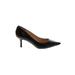 Ivanka Trump Heels: Pumps Stiletto Work Black Print Shoes - Women's Size 8 1/2 - Pointed Toe