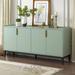 Mercer41 Aviva 3 - Drawer Accent Chest Wood in Green | 29.53 H x 62.63 W x 15.87 D in | Wayfair DFD9ECC1D9FE49518FAFFEA6A4244EE2