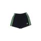 Adidas Athletic Shorts: Green Print Activewear - Women's Size Small