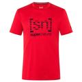 super.natural - Grid Logo Tee - Merinoshirt Gr 46 - S rot