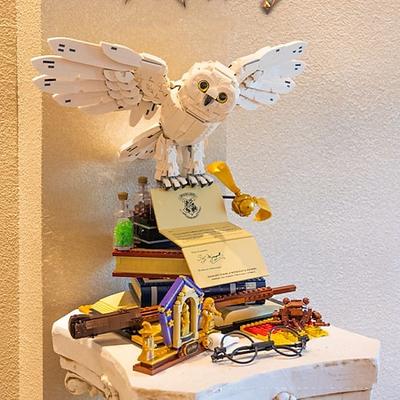Compatible avec les blocs de construction Hedwig grand hibou, jouet à assembler, série de modèles, puzzle, cadeau harry potter